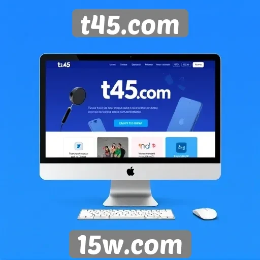 Análise do design e usabilidade do t45.com